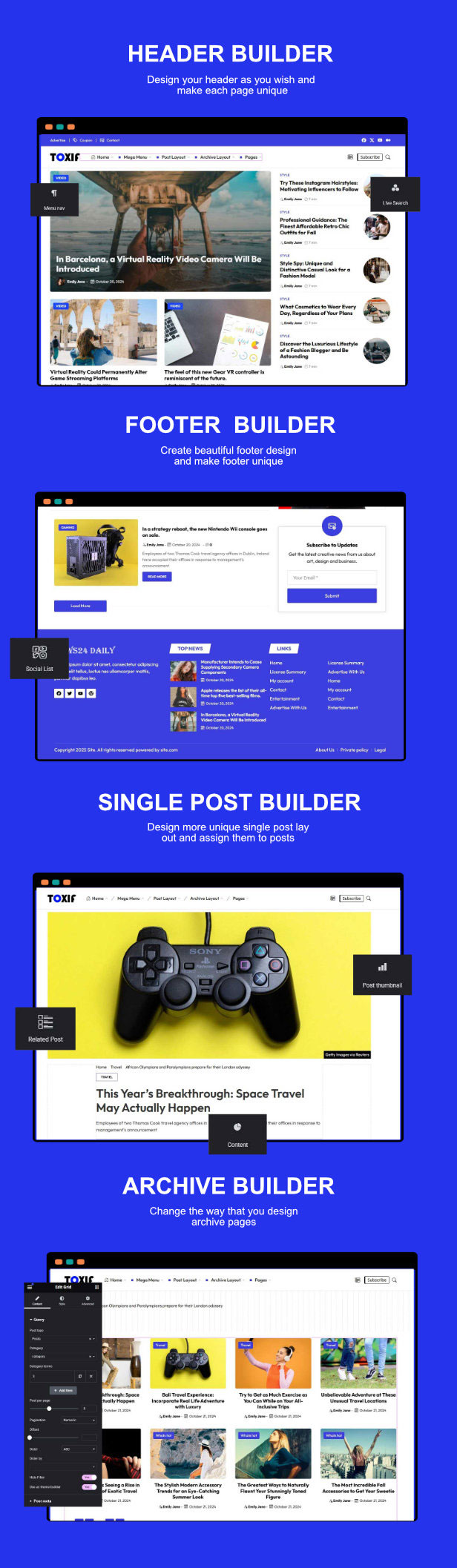 News24 - Elementor Blog Magazine